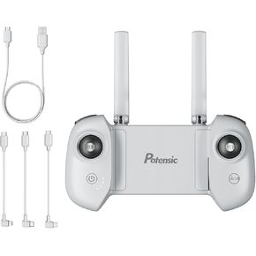 Potensic Remote Controller for Atom 3 Axis Gimbal Drone Only, Lightweight with 1 USB Charging Cable and 3 OTG Cables