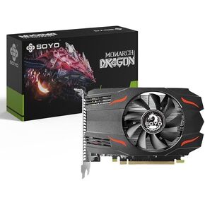 AMD RX 550 Graphics Card, 4GB GDDR5, Outperforms GT 1030 by 25% 4K 128-bit HDMI/DP/DVI 1100/1183/1500 Base/Boost/Mem NO Power Cable Needed Compatibility: Desktop with Open Slot