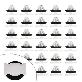 Pack of 30 Rocker Panel Moulding Clips Compatible with GM Chevrolet Buick Cadillac CT6 XT5 XTS Cruze Equinox Impala Silverado Traverse Acadia Terrain GMC Enclave Replacement for 11547581