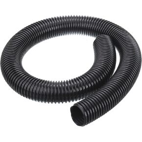 PATIKIL EVA Flexible Vacuum Cleaner Hose, 27 mm Outer Diameter 1M Length Dust Collection Hose for Industrial Vacuum Cleaner, Black