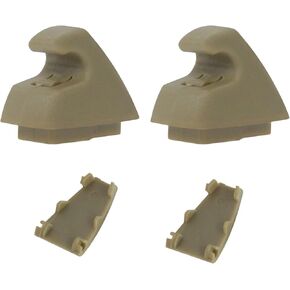 2 PCS Interior Sun Visor Clip Bracket Fit for Chevy Silverado 07-13 Tahoe Replacement for GMC Sierra 1500 for Yukon 07-13. OEM:15882854.(Beige)