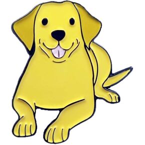Yellow Labrador Retriever 1" Enamel Pin for Dog Lovers