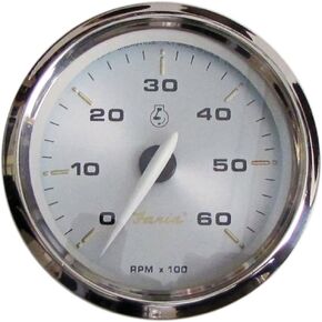 Faria 39004 Kronos Tachometer (6000 RPM) Gas - 4"