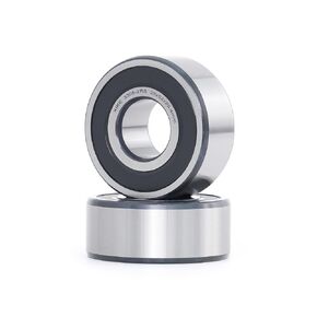 XIKE 2 Pcs 3301-2RS/5301-2RS Sealed Angular Contact Ball Bearing 12x37x19mm Double Row, Fits DIY/CNC/Motor/Auto A/C, Water Pump/Industry/Agriculture/Engineering/Textile/Garden Machinery.