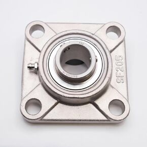 SUCSF205-16 Stainless Steel 4 Bolt Flange Bearing 1" Bore