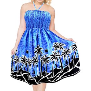LA LEELA Women's Tube Dress Mini Dress Boho