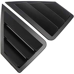 ITrims for Toyota C-HR CHR 2016 2017 2018 2019 2020 2021 Rear Car Side Window Louvers Vent Cover Trim Auto Decorative 2PCS (Carbon Fiber)