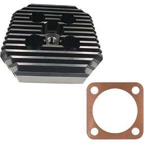 CDHPOWER Racing Head(Square Type/Black) with Copper Gasket for 2 Stroke 66cc/80cc