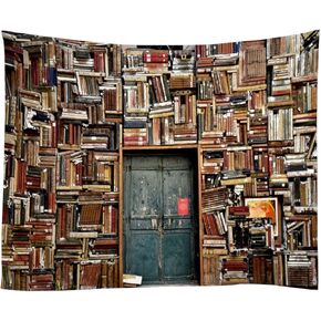 Generic Vintage Bookshelf Tapestry Books Tapestry Dark Academia Bookshelf Wall Hanging Books on Bookshelf Tapestries for Bedroom, College Dorm Decor 37.5"" X 29.5""