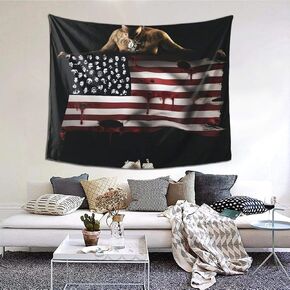 Worrwuy Tapestry Wall Hanging Bedding Tapestry 3D Printed Art Tapestry Home Decor 60"x51" in Saudi Arabia