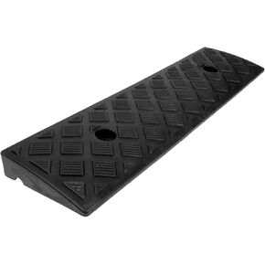 Uonlytech 2pcs Step Mat Slope Mat Threshold Ramp Car Ramps for Oil Changes High Lift 6 Inch Motorcycle Ramp Curb Ramps for Driveway Ramps for Trucks Driveway Kerb Ramp Rug Rubber Bike Track
