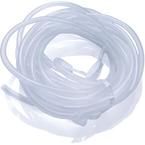 82Ft Aquarium Airline Tubing, Soft Air Pump Hose for Fish Tank, 4mm ID, 6mm OD, 25M Long Flexible Clear