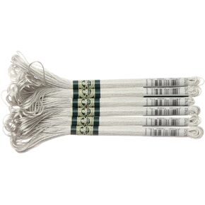 DMC Satin Floss 8.7 Yards-Silver Cloud