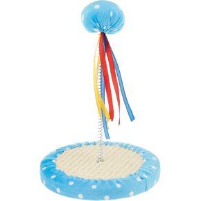 Pets First Cat Toy Punching Bag Ball Fun Activity with Scratching Board - Entertain Your Pet- Great Exercise