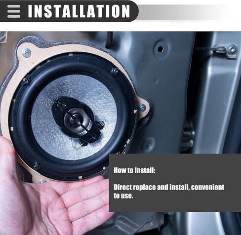 محول حلقة فاصل لسماعات السيارة العالمية من Motoforti، لوحة إطار فاصل للتركيب بين الأقواس، لمكبرات صوت 3 بوصة، خشب، بيج، زوج واحد in Kuwait