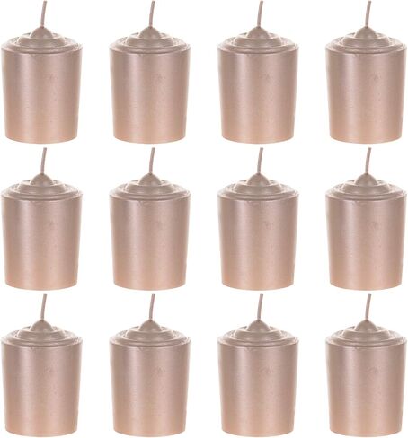 SRG Silver Unscented 15 Hours Votive Candles Pack of 12 in Saudi Arabia