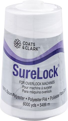 C&C Surelock Serging Thread - 3 Pack of 6000y/5486m - Black Thread in Saudi Arabia
