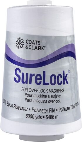 C&C Surelock Serging Thread - 3 Pack of 6000y/5486m - Black Thread in Saudi Arabia