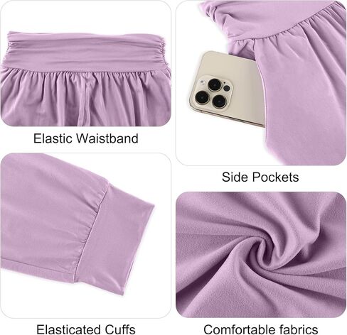 Gracyoga Women's Cozy Yoga Joggers Pants Casual Loose High Waisted Workout Sweatpants Comfy Lounge Pants with Pockets in Kuwait