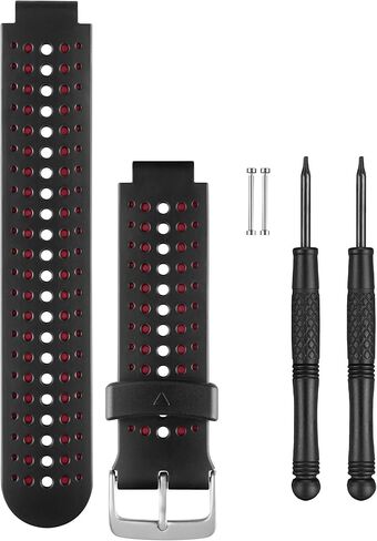 Garmin Replacement Bands, Forerunner 235, Black/Marsala in Saudi Arabia