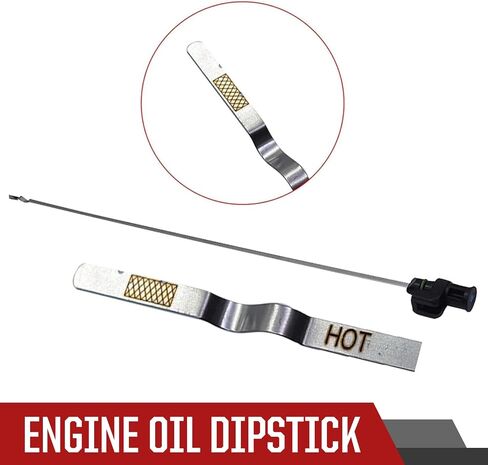 عصا قياس زيت ناقل الحركة للسيارات Pack-1، أداة قياس الغمر 31086-JA00A، استبدال مؤشر مستوى زيت المحرك، ملحق صيانة عالمي، لمعظم السيارات (أسود) in Kuwait
