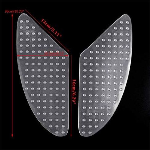Areyourshop Tank Traction Pad Side Gas Knee Grip Protector for Honda CBR 600 1000 RR CB400 CB400V-TEC DN-01, for Kawasaki ZX636R/ZX6RR Z1000, for Yamaha FZ1 FAZER R1 R6 in Saudi Arabia
