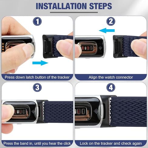 3 عبوات من أربطة النايلون المرنة المتوافقة مع Fitbit Charge 6/Fitbit Charge 5 Band، سوار معصم بديل بحلقة نايلون مطاطية قابلة للتعديل لـ Fitbit Charge 5/Charge 6، للرجال والنساء in Kuwait