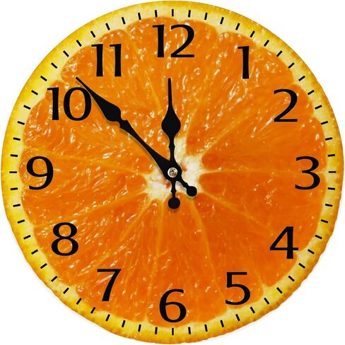 Wall Clock 10 Inch Silent No Tick Wooden Material, Wall Clocks Battery Operated,Various Modern Creative Decorative Clocks Suitable for Decor for Home Office Kitchen Classroom School in Saudi Arabia