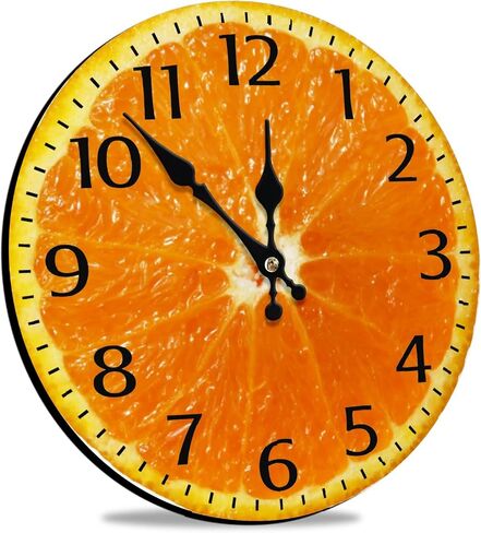 Wall Clock 10 Inch Silent No Tick Wooden Material, Wall Clocks Battery Operated,Various Modern Creative Decorative Clocks Suitable for Decor for Home Office Kitchen Classroom School in Saudi Arabia