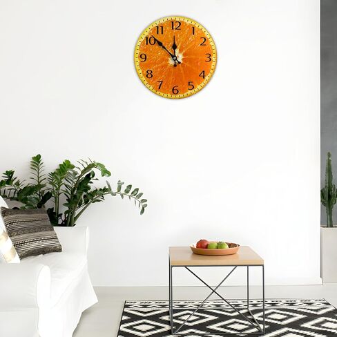 Wall Clock 10 Inch Silent No Tick Wooden Material, Wall Clocks Battery Operated,Various Modern Creative Decorative Clocks Suitable for Decor for Home Office Kitchen Classroom School in Saudi Arabia