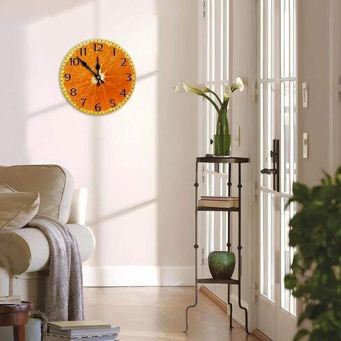 Wall Clock 10 Inch Silent No Tick Wooden Material, Wall Clocks Battery Operated,Various Modern Creative Decorative Clocks Suitable for Decor for Home Office Kitchen Classroom School in Saudi Arabia
