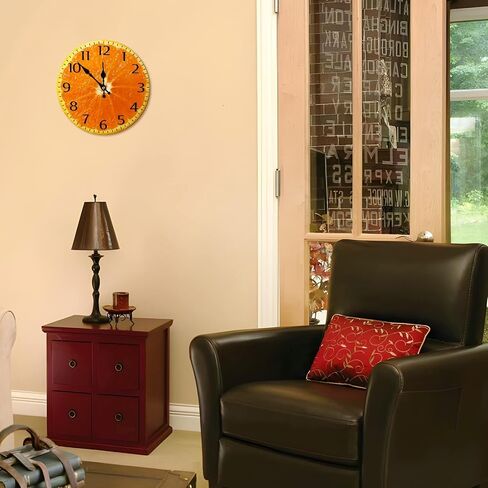 Wall Clock 10 Inch Silent No Tick Wooden Material, Wall Clocks Battery Operated,Various Modern Creative Decorative Clocks Suitable for Decor for Home Office Kitchen Classroom School in Saudi Arabia