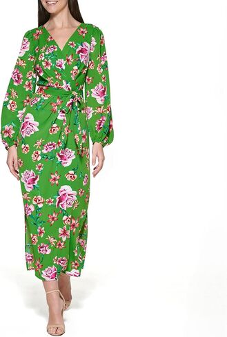 kensie Women's Floral Printed Maxi Contemporary Dress in Saudi Arabia