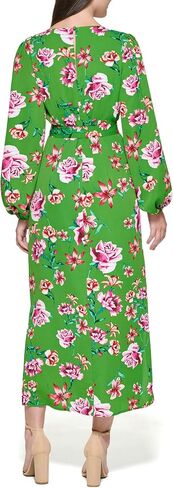 kensie Women's Floral Printed Maxi Contemporary Dress in Saudi Arabia