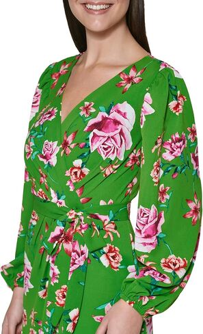 kensie Women's Floral Printed Maxi Contemporary Dress in Saudi Arabia