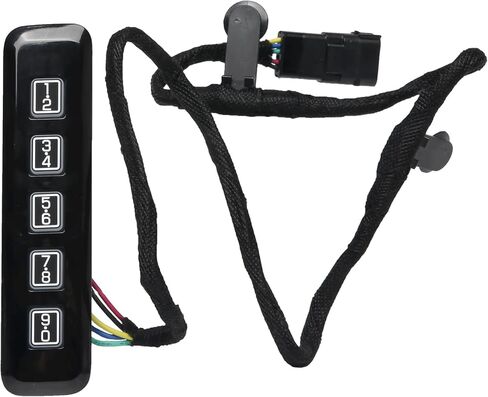 استبدال لوحة مفاتيح الدخول بدون مفتاح من جانب السائق الأيسر بواسطة AA Ignition - متوافق مع شاحنات Ford - 2015-2020 F150، F250، F350، F450، F550 Super Duty - يستبدل 601-046 FL3Z-14A626-AD، FL3Z-14A626-AB in Kuwait