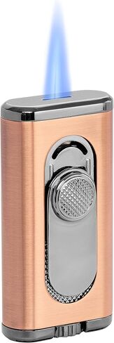 Xikar Verano Flat Flame Cigar Lighter, Attractive Gift Box, Elegant Metal Construction, Black in Saudi Arabia