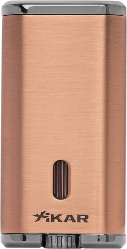 Xikar Verano Flat Flame Cigar Lighter, Attractive Gift Box, Elegant Metal Construction, Black in Saudi Arabia