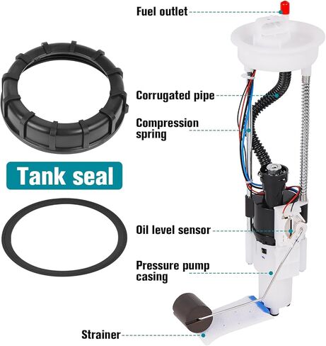 مجموعة مضخة الوقود البديلة المتوافقة مع Polaris Ranger 900 XP/Crew/EPS، Ranger 1000 XP # 22521307 2204852 2521196 47-1010 in Kuwait