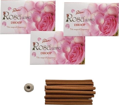 Padmini Incense Ultimo Jasmine Dhoop Sticks (3 Pack - Total 45 Sticks) in Saudi Arabia