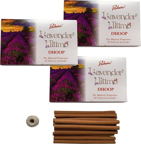 Padmini Incense Ultimo Jasmine Dhoop Sticks (3 Pack - Total 45 Sticks) in Saudi Arabia