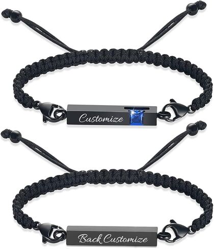 Hearbeingt Cremation Urn Bracelet for Ashes for Men Women Adjustable Handmade Rope Urn Bracelet Bangle for Ashes Stainless Steel Memorial Ashes Bracelet Cremation Jewelry in Saudi Arabia