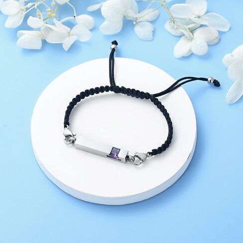 Hearbeingt Cremation Urn Bracelet for Ashes for Men Women Adjustable Handmade Rope Urn Bracelet Bangle for Ashes Stainless Steel Memorial Ashes Bracelet Cremation Jewelry in Saudi Arabia