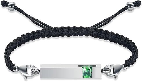 Hearbeingt Cremation Urn Bracelet for Ashes for Men Women Adjustable Handmade Rope Urn Bracelet Bangle for Ashes Stainless Steel Memorial Ashes Bracelet Cremation Jewelry in Saudi Arabia
