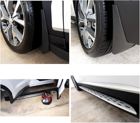 Running Board Fit for Hyundai Palisade 2019 2020 2021 2022 Nerf Bar Side Step with Mudguards in Saudi Arabia