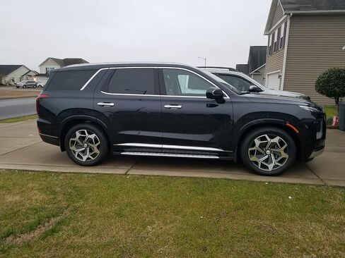 Running Board Fit for Hyundai Palisade 2019 2020 2021 2022 Nerf Bar Side Step with Mudguards in Saudi Arabia