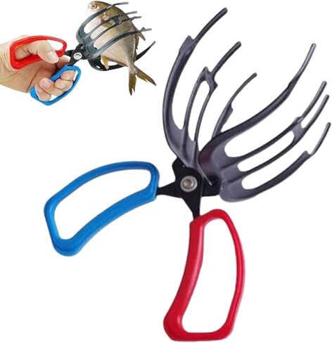 Upgrade 3 Claw Fish Gripper, 3 Claw Fish Gripper, Gripper Fish Control Clamp, Multifunctional Three Teeth Fishing Pliers for Most Freshwater Fish Grip Tackle Holder in Saudi Arabia