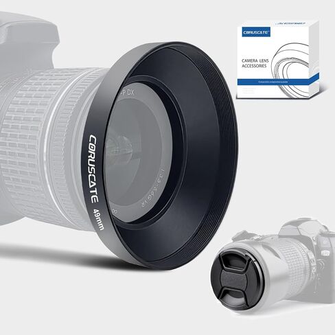 39mm Universal Metal Lens Hood,Wide Angle Lens Hood Compatible All 39mm Brands Camera Lens(and Easy to Install and Remove) 1pcs 39mm Lens Cap in Saudi Arabia