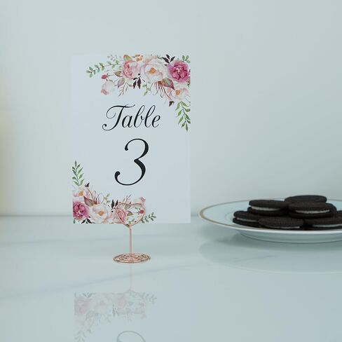 20pcs Mini Place Card Holder, Table Number Holders, Table Card Holders, Table Number Stands, Heart Shaped Table Sign Picture Photo Holder Menu Memo Clips for Valentine's Day Table Decor (Gold) in Saudi Arabia