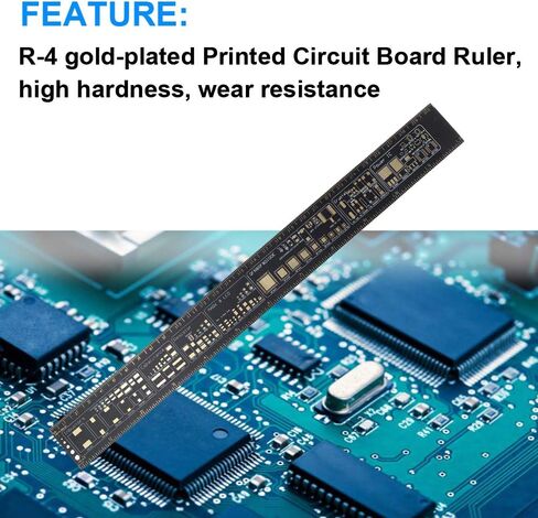 3Pcs/1Set PCB Ruler 25cm/10 Inch 20cm/7inch 15cm/6inch 3Sizes 3Types Multifunctional PCB Ruler Measuring Tool Resistor Capacitor Chip IC DIY Kit for Arduino Electronic Engineers/Makers in Saudi Arabia